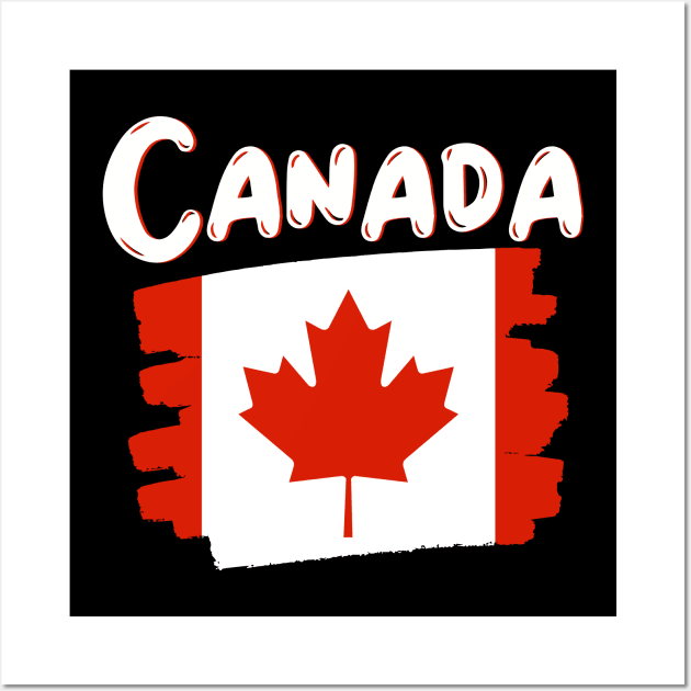 Canadian Flag Wall Art by TaniaStyle